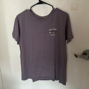 purple Salty Crew t-shirt